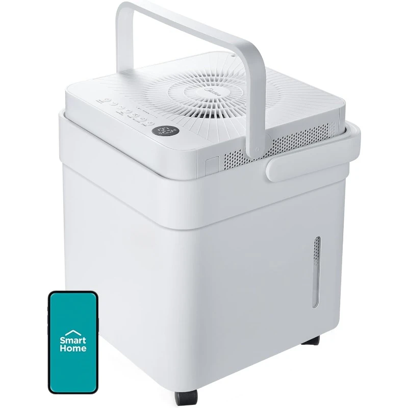 Cube 50 Pint Dehumidifier for Basement and Rooms at Home for up to 4,500 Sq.  ENERGY STAR Most Efficient 2023