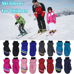 New Children Kids Winter Snow Warm Gloves Boy Girls Outdoor Riding Ski Snowboard Gloves Windproof Waterproof Thicken Mittens