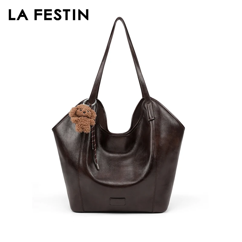 LA FESTIN Original Tote Bag for Women Shoulder Bag Leather Bag Trend Handbags Large Capacity Bag Fashion Designer Lady Bag