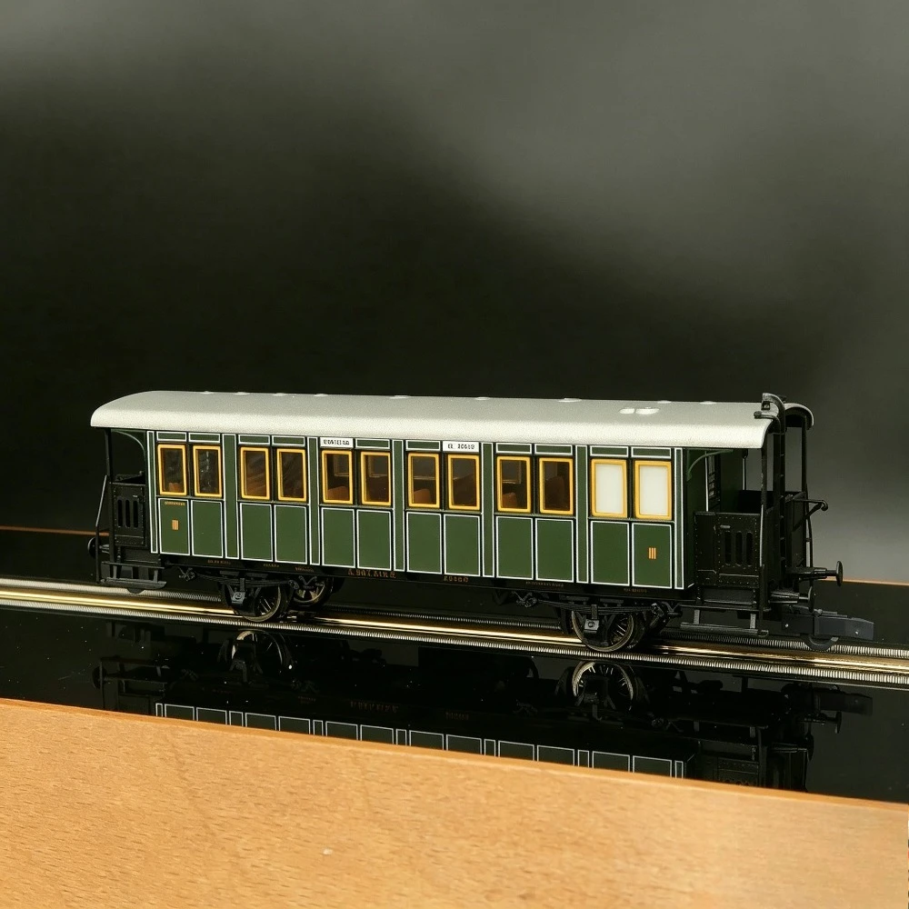 ROCO HO Type 1/87 Train Model BPostl and PL Type Passenger Cars 6200197 Non Powered 4 Car Set for Sand Table Scene Decoration