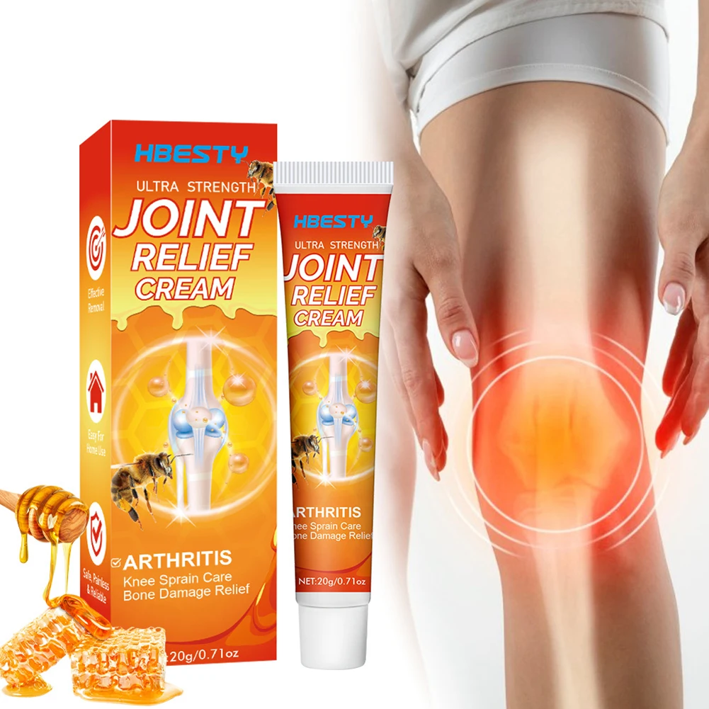 Gel para aliviar las articulaciones de veneno de abeja, tratamiento profesional para hombros, cuello, cintura, piernas, cuidado de la salud de las articulaciones, crema de veneno de abeja Natural