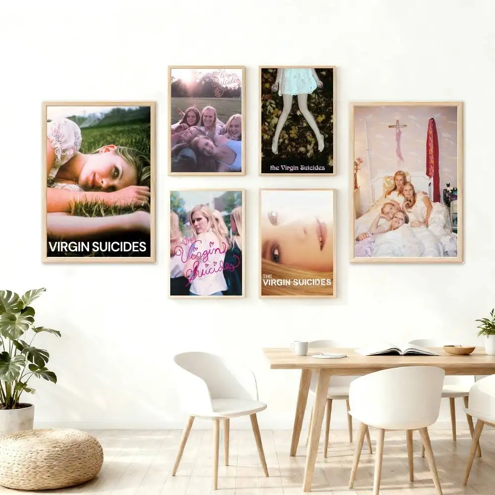 Movie T-The Virgin Suicides Poster Wall Art for Study Living Room Decor Unique Home Decoration Pictur Gift