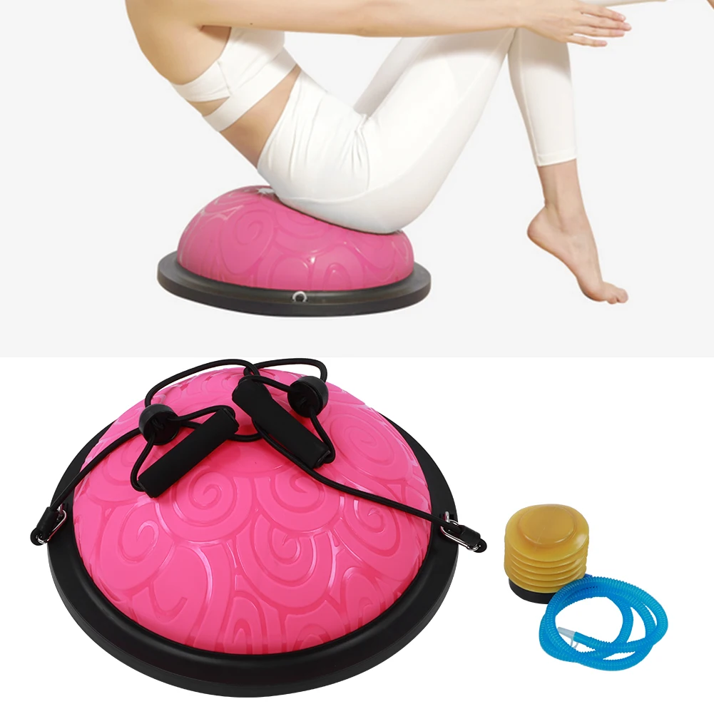 Fitness Balls Yoga Half Balls Thicken Explosionproof Balancing Half Balls Trainer Yoga Pilates Fitness Exercise Equipment