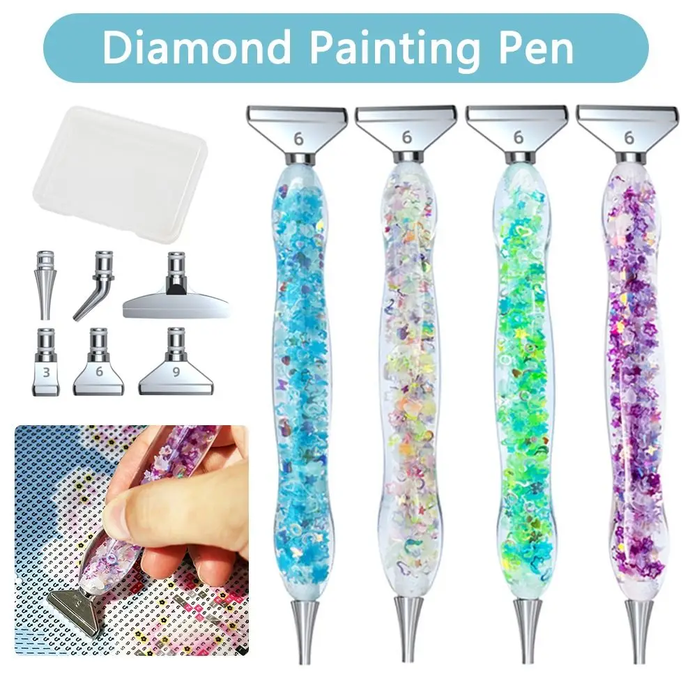 Resin Luminous Spot Drill Pen Luminous Point Drill Pen Diamond Painting Accessories Diamond Painting Pens Cross Stitch