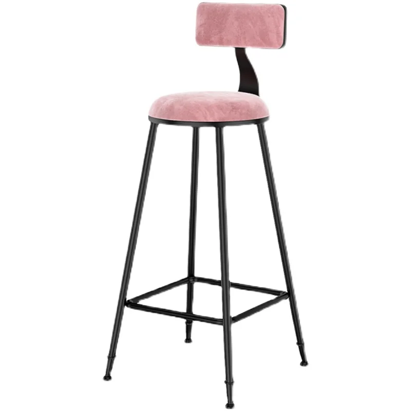 Nordic Light Luxury Bar Chair Designer Modern Creative Comfortable Bar Stools High Quality Adult Banqueta Trendy Furniture