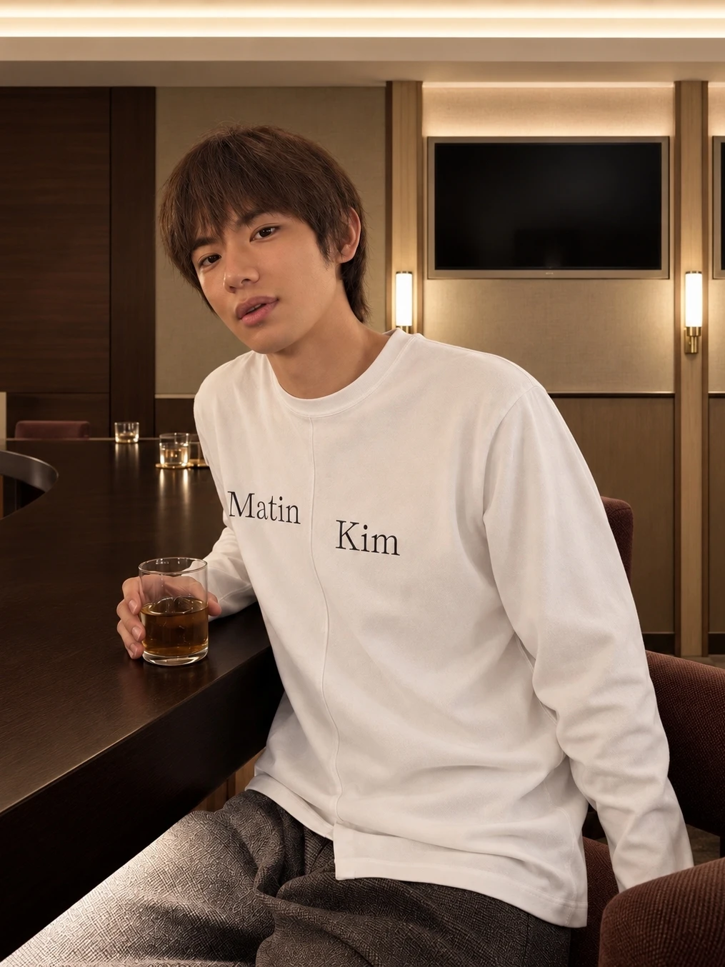 TACEL™ Korean Minimalist Long Sleeve Base Shirt Top for Men And Women Casual Cotton T-Shirt Youth Popular Loose Fit Summer