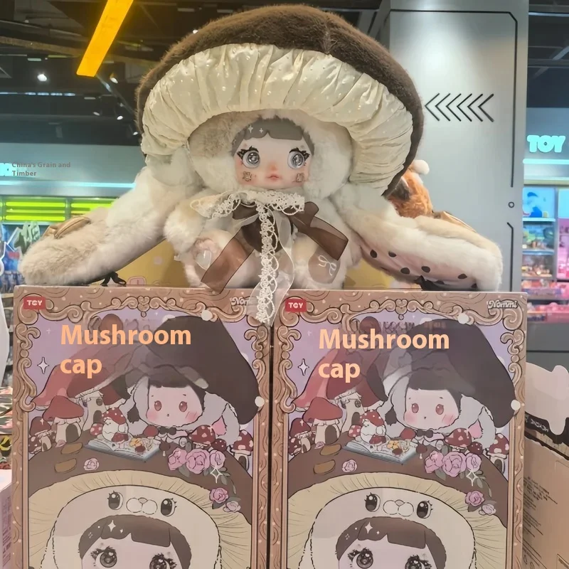 

Genuine Nommi 400% Mushroom Hat Weather Forecast Good Night Bear Series Blind Box Plush Face Plush Doll Limited Edition Gift