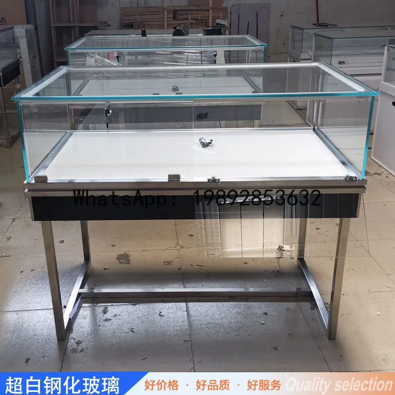 CZ Glass Display Stand Premium Sample Exhibition Cabinet Museum Cultural Relics Antique Display Cabinet