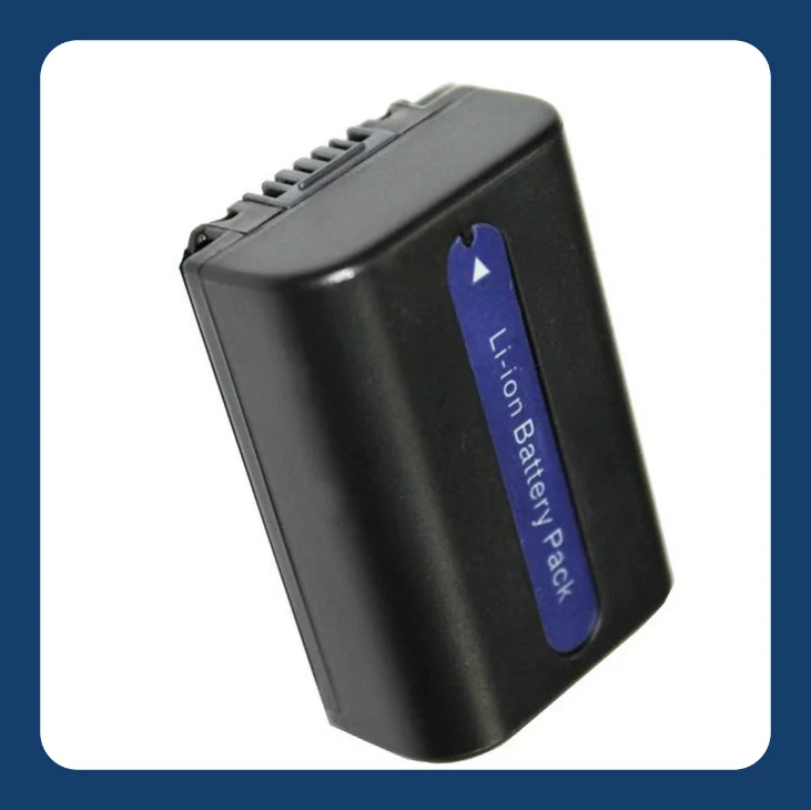 소니 캠코더용 1150mAh NP-FH50 배터리 교체용 리튬 이온 배터리 충전기 포함