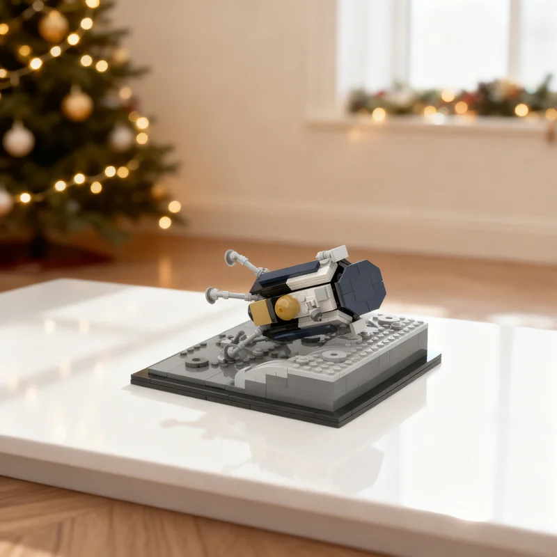 

332 шт. MOC Odysseus Nova C Lunar Lander IM 1, космическая модель, строительные блоки, архитектура, сборка, рождественские подарки, игрушка, креативная идея