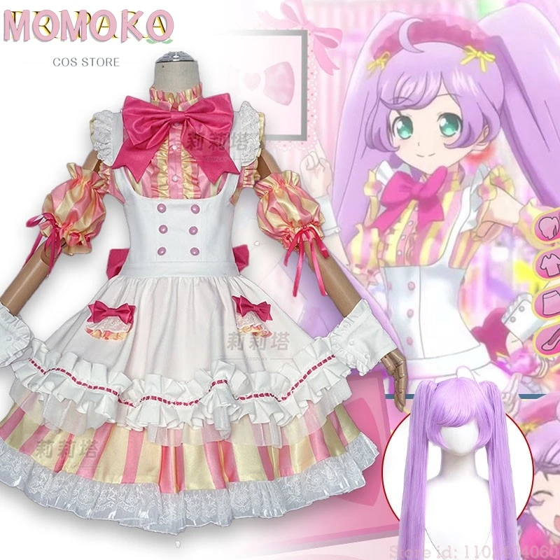 

PriPara Laala Manaka Maid Косплей Костюм Полный комплект Аниме Игровой Персонаж Ролевая Игра Наряд Для Женщин Женщин Хэллоуин Лолита