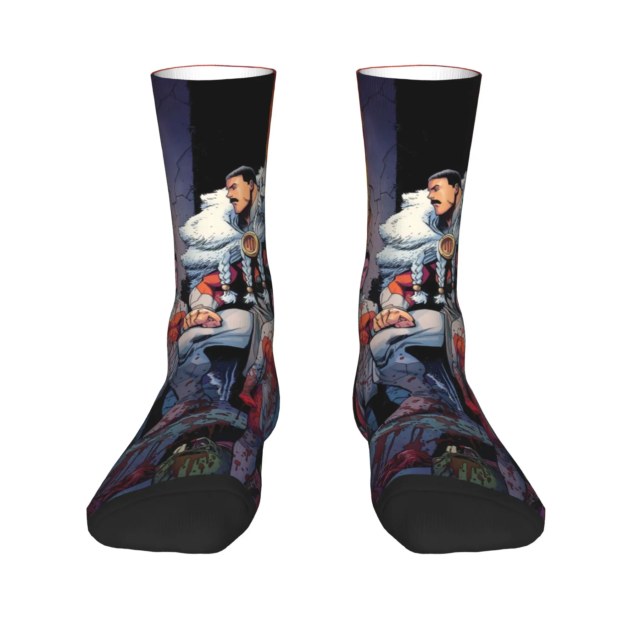Women Men Socks invincible Omni-Man And Viltrum Soldiers Stockings Autumn Casual Breathable Socks Graphic Running Non Skid Socks