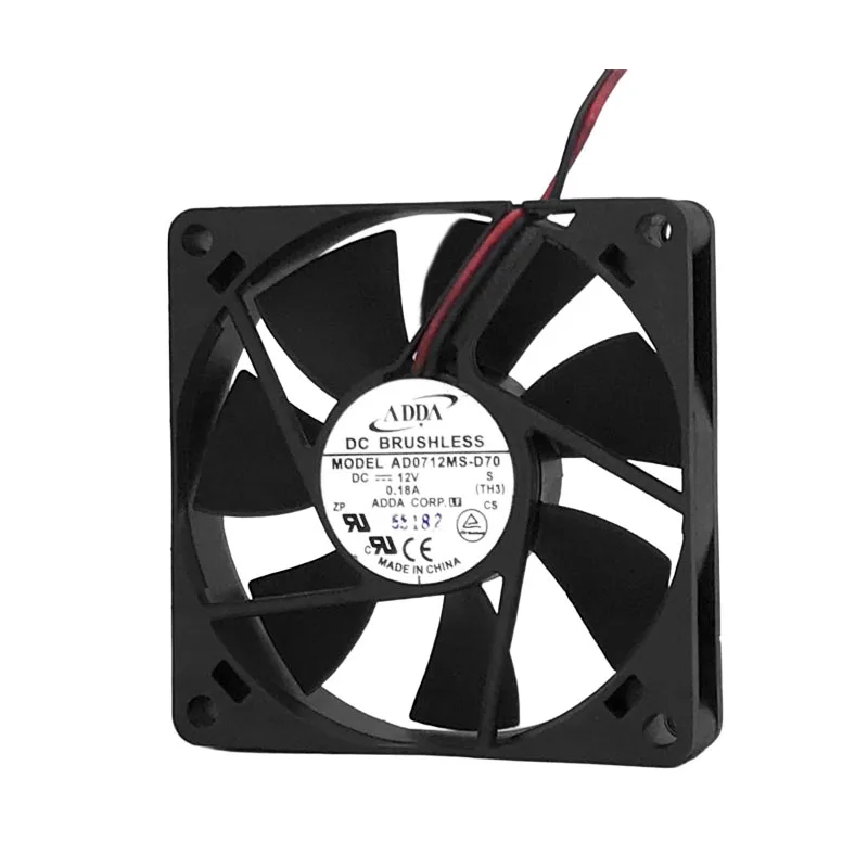 

ORIGINAL AD0712MS-D70 12V 0.18A 7015 70*70*15mm NEW COOLING FAN RADIATOR