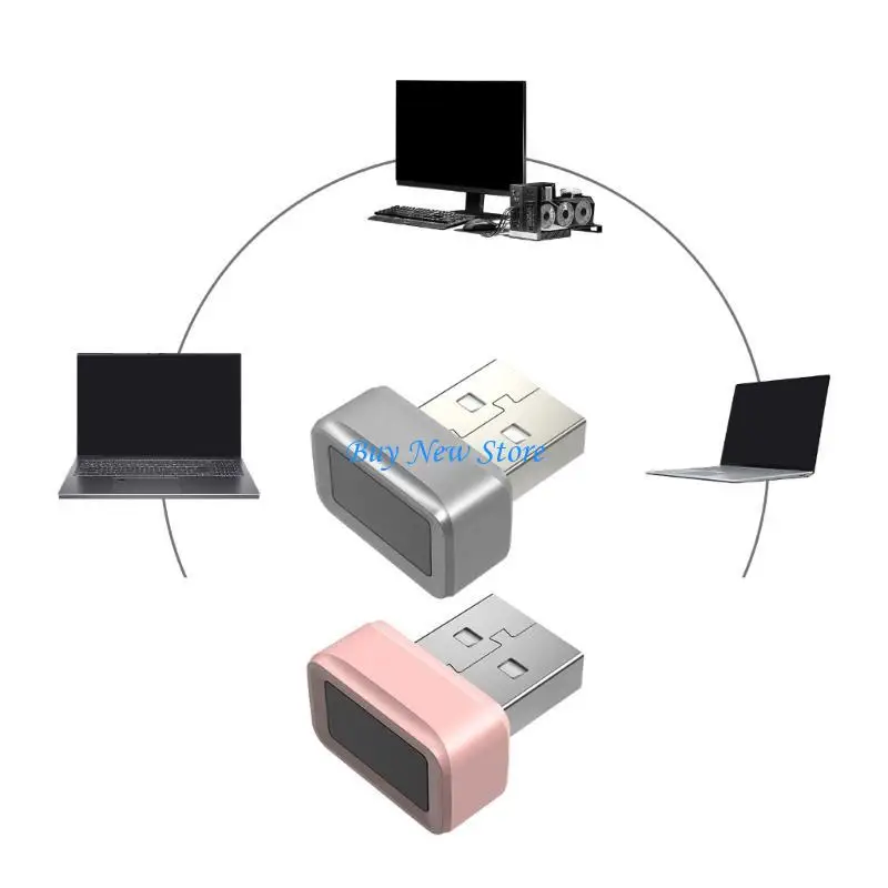 

20CE USB Fingerprint Reader Biometric Scanner Featuring 360Degree Detection Fast 0.05s Authentication for Window10/11