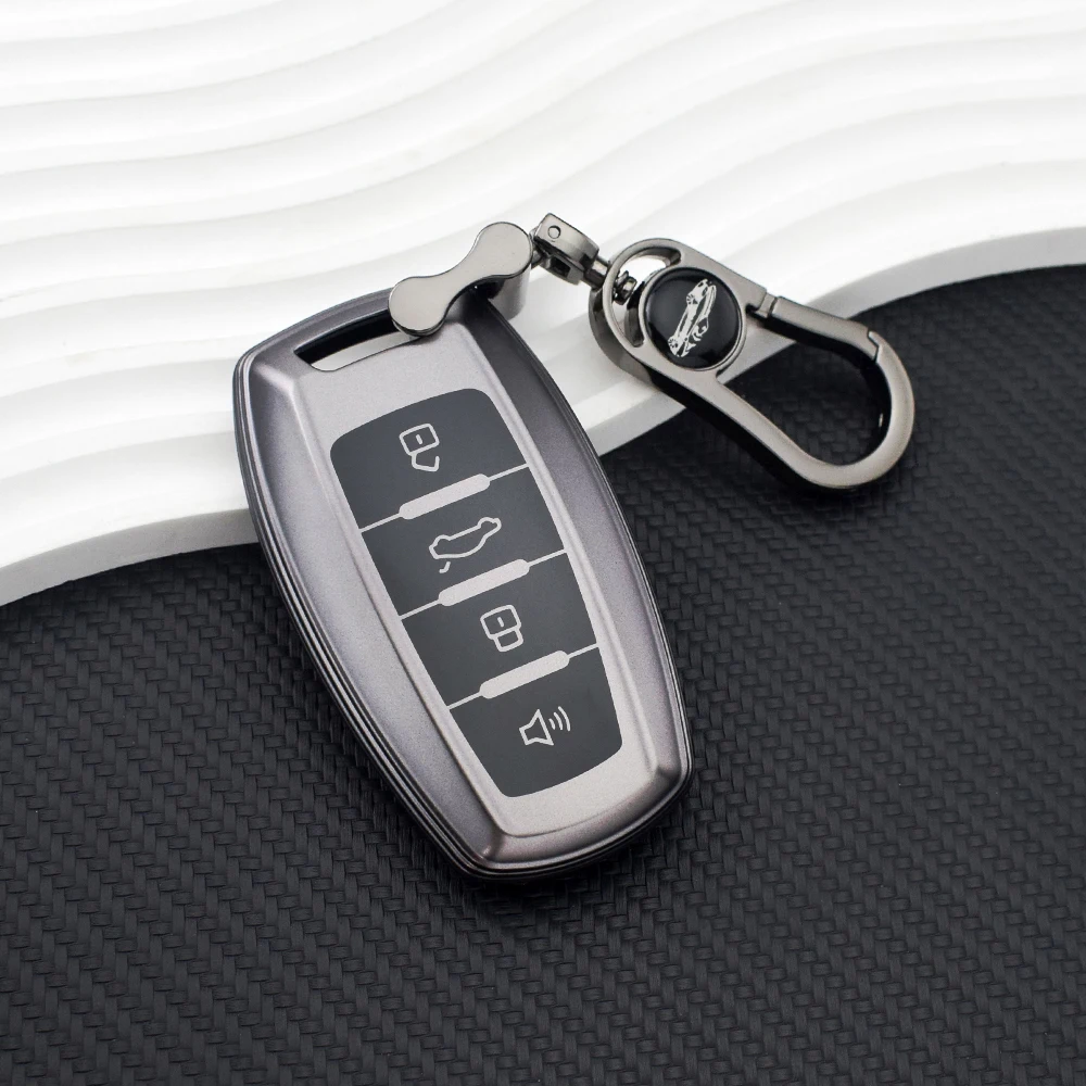 4 Buttons TPU Smart Remote Car Key Fob for Great Wall Motor POER GWM Pao Poer Haval UTE Cannon-X P Series Protector Keychain