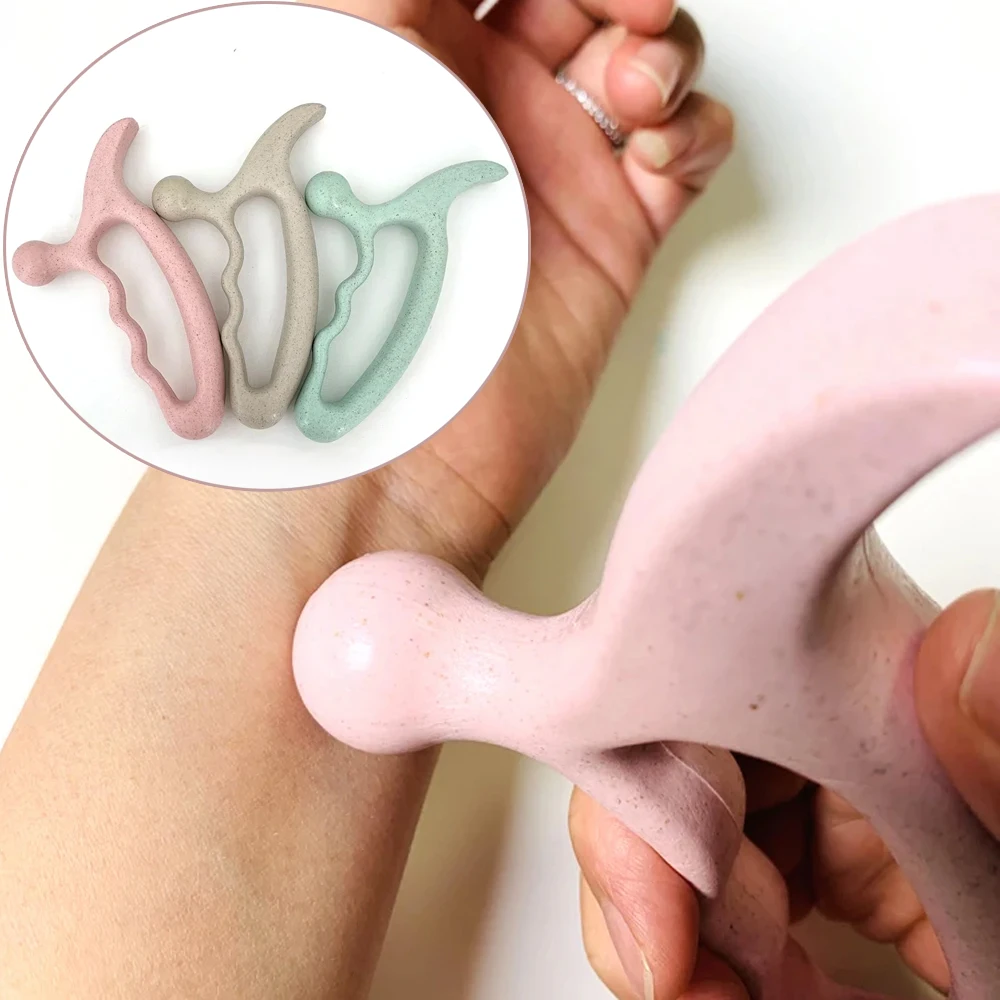 

Массаж акупунктурных точек с большой головой, спа-рефлексология рук ног, тела, рук, массажные инструменты Гуа Ша, точечный массажер, акупунктура, спа-терапия