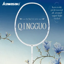 Kawasaki 2025 raquette badminton 5U All Carbon Fiber 18-30LBS High Tension Racket Badminton Flexible All-around Badminton
