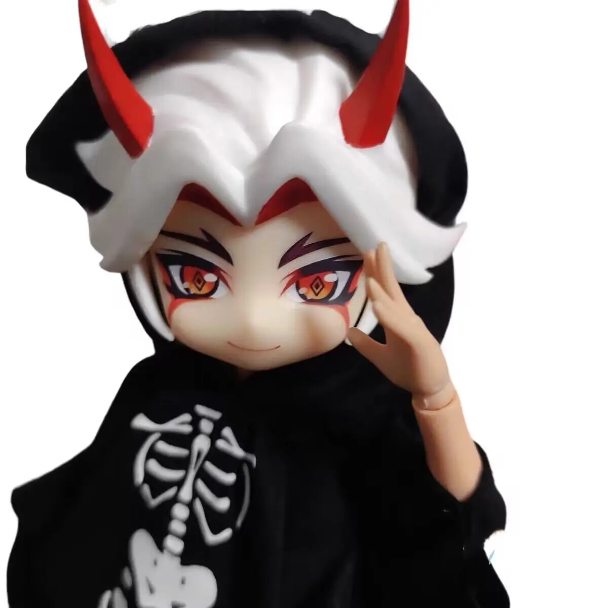 Arataki Itto Ob11/ob22 Face GSC Clay Man Genshin Impact Water Sticker Faceplate Handmade Alternate Expression Doll Accessory