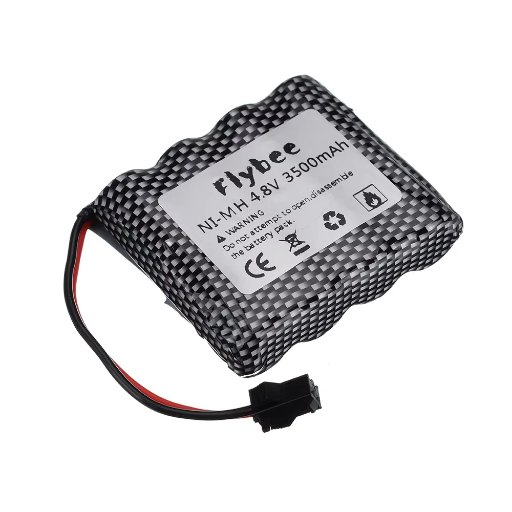 4.8v 3500mAh Ni-MH Battery SM-2P With 4.8V USB charging cable Rechargeable AA Battery Pack for Remote Control Toy Car