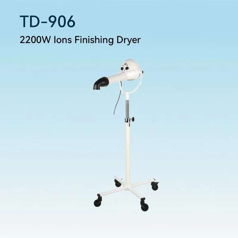 White TD-906 Pet Ionic Stand Dryer Dog Grooming Dryer Animal Hair Dryer