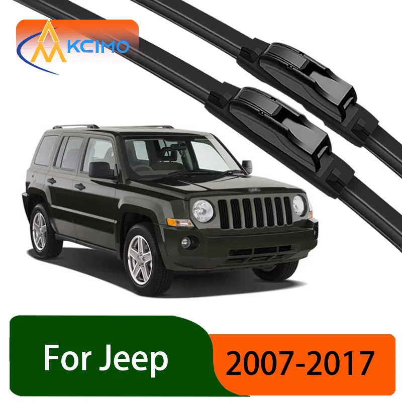 

For Jeep Patriot MK74 2007–2017 2008 2009 Durable Slient Front Wiper Blades Car Windscreen Windshield Window Wiper Accessories