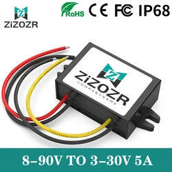 Step-Down Transformer Stabilizer DC To DC Power Converters 30-90V 36V 48V 72V To 15V 19V 20V 24V 28V 5A Buck Module