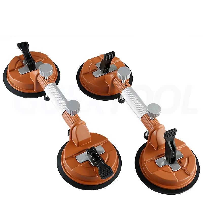 Table Top Tensioner Tile Suction Cup Leveling Tool Granite Seamless Fixator Tile Tension Clamp Double Suction Cup Tiling Machine