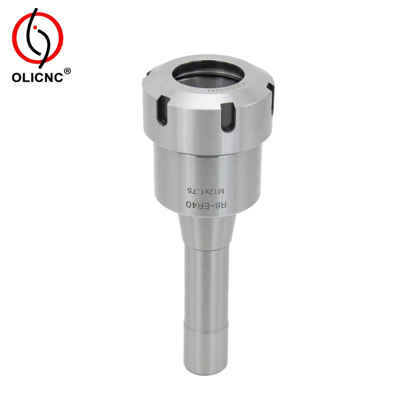 Cnc Tool Holders R8-ER40 Collets Chuck for Milling Machine Er40 32 25 20 16 Collet Tool Holder with R8 Tapper  Inch Metric Size