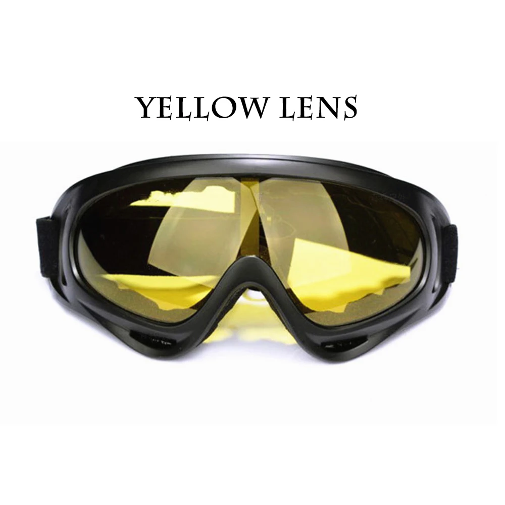 Motorcycle Glasses Anti Glare Motocross Sunglasses Sports Ski Goggles Windproof Dustproof UV Protective Gears Accessories