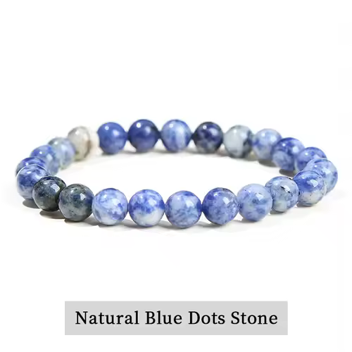 JD Natural Stone Beads Bracelet Amethyst Tiger Eye Crystal Quartz Agate Gem Beads Bangles Women Men Reiki Healling Jewelry Gift - Image 42