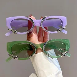 New Fashion Small Frame Oval Sunglasses Vintage Women Brand Designer Sun Glasses Women's Sports UV Protection Oculos De Sol
