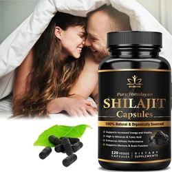 Shilajit Pure Himalayan Organic-Shilajit Supplement with Purity, High Dosage&Potency for Energy, Strength & Immunity,Men & Women