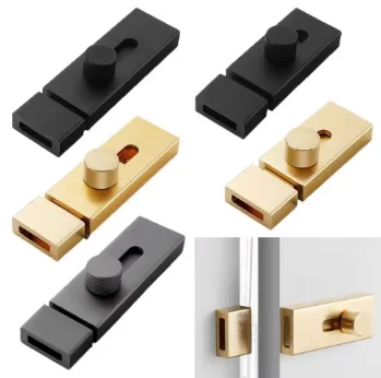 

Creative Door Lock Guard Latch Bolt Anti-theft Buckle Hasp Sliding Barn Bolt Household Thickening Toggle Latch Sliding Lock