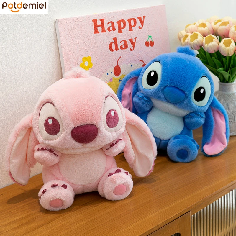 

30 см новые плюшевые игрушки Shy Stitch, кукла с героями мультфильмов, аниме, комфорт для сна, мягкая подушка для объятий, детская игрушка, кукла, подарки на день рождения