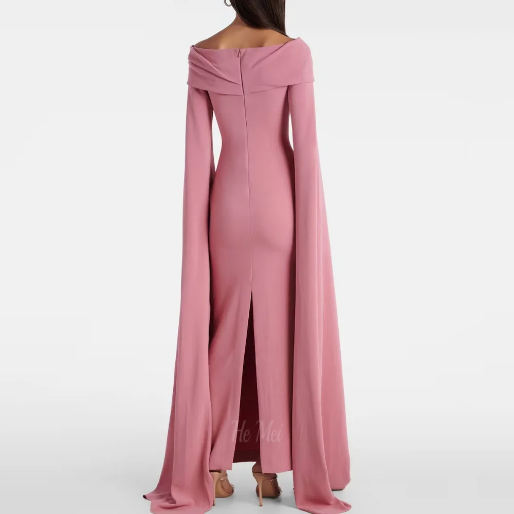 Robe de bal personnalisée sirène Vintage robes de soirée élégante col bateau robe de soirée longueur cheville فساتmavera