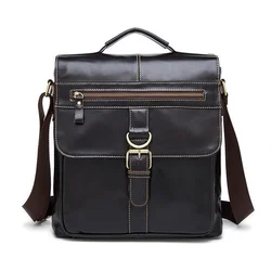 Messenger Bag Men Shoulder Bag Genuine Leather Male Man Casual Tote men's Crossbody bags For men leather Handbags 1292