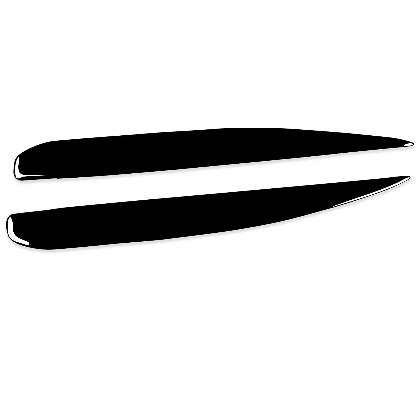 

2Pcs/set Car Front Light Lamp Eyebrow Decoration Stickers Cover Trim For Honda S2000(2000-2009) Exterior Styling Accessories