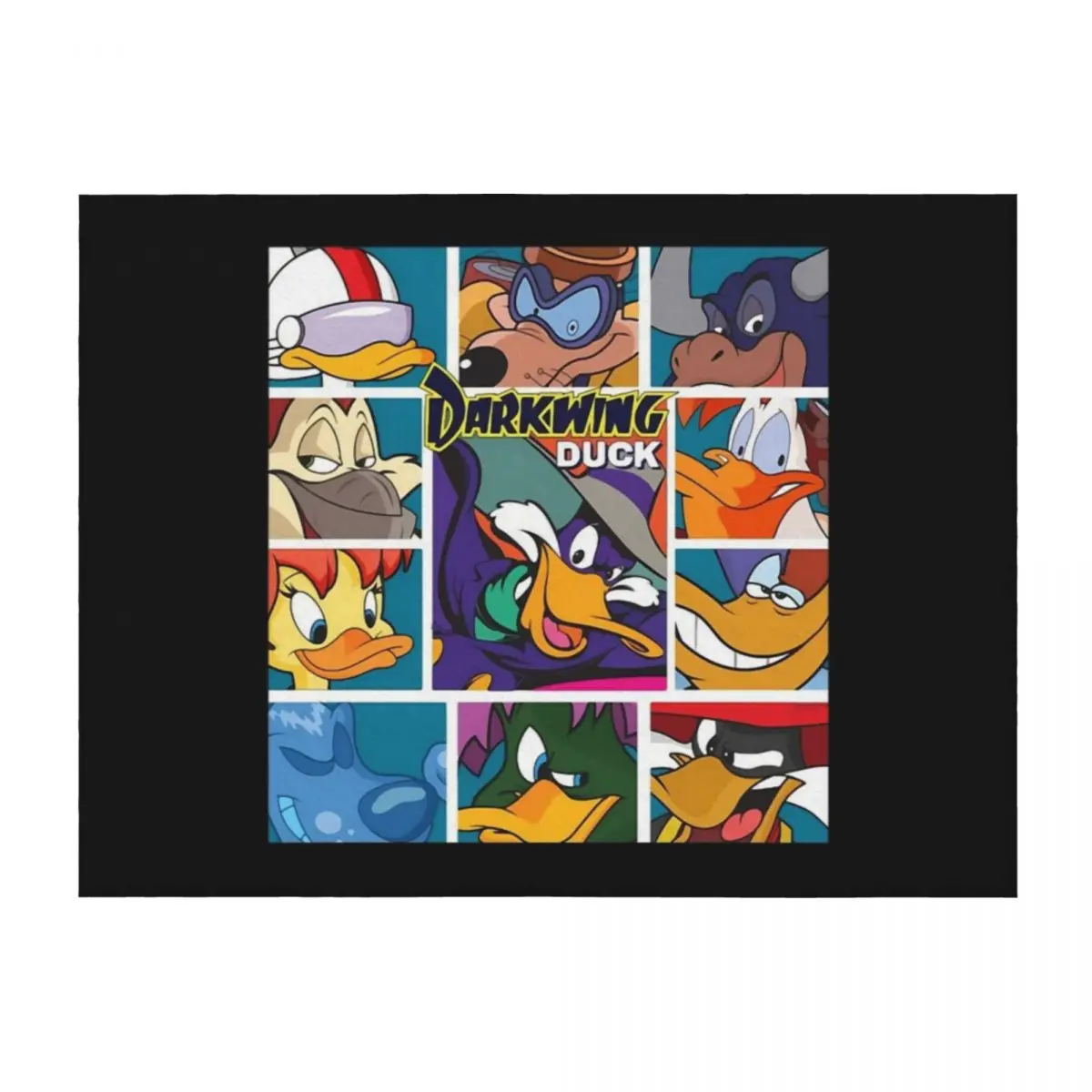 

Duck Darkwing And Friends Throw Blanket Winter beds Furry Beach Blankets