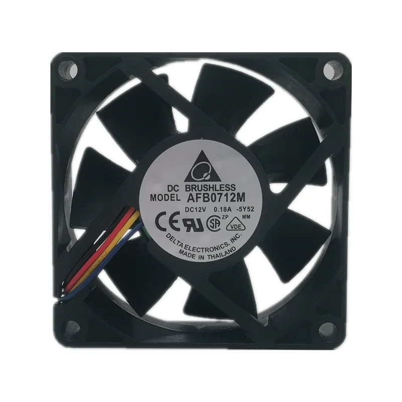 Alimentation delta AFB0712M 7025 12V 0.18a, mesure de vitesse 7cm, ventilateur CPU, châssis