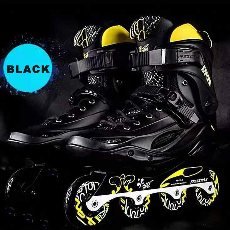 

New Professional Inline Roller Skates Woman Man Kids Adult Speed Skate Shoes Outdoor patins 4 rodas Size 34-46 인라인스케이트