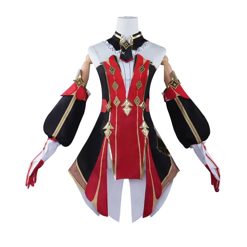 

NewNEW Costume With Hat Genshin Impact Fontaine Chevreuse Cosplay Outfit Dress Prop Wig Shoes Full Set Uniformb;3's,6.e;