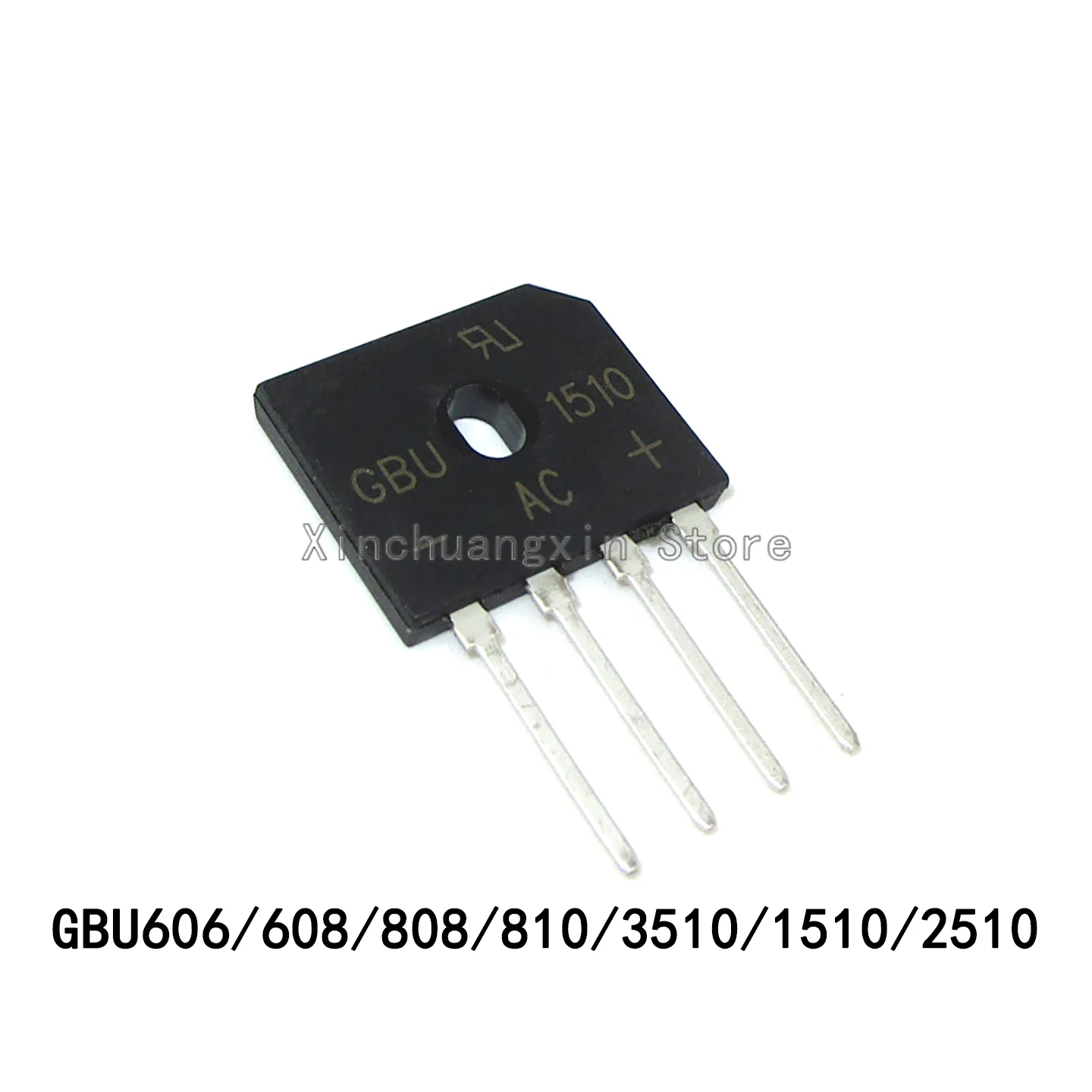 10PCS Rectifiers GBU606/608/808/810/3510, GBU1510, GBU2510, ESIP-4; Induction cooker bridge rectifiers; Flat bridges