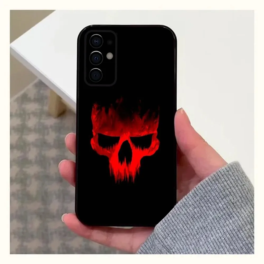 حافظة هاتف C-COD Call Of D-Duty Ghost لهاتف سامسونج S24,S21,S22,S23,S30,Ultra,S20,Plus,Fe,Lite,Note,10,9,5G غطاء ناعم أسود