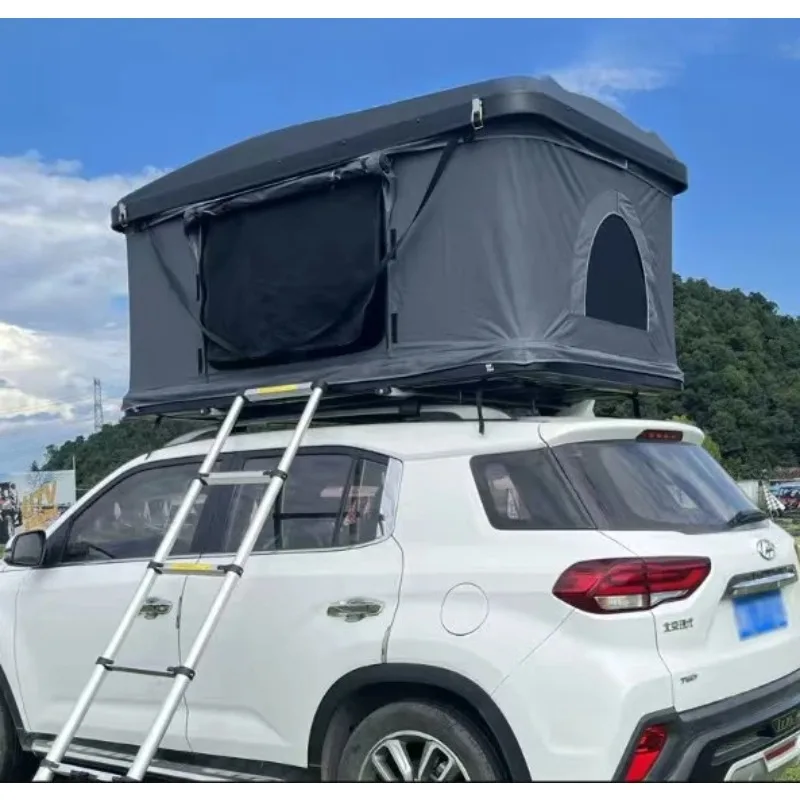 DH-11 New Style Roof Top Tent Aluminum Hard Shell Triangle Clamshell Car Rooftop Tent