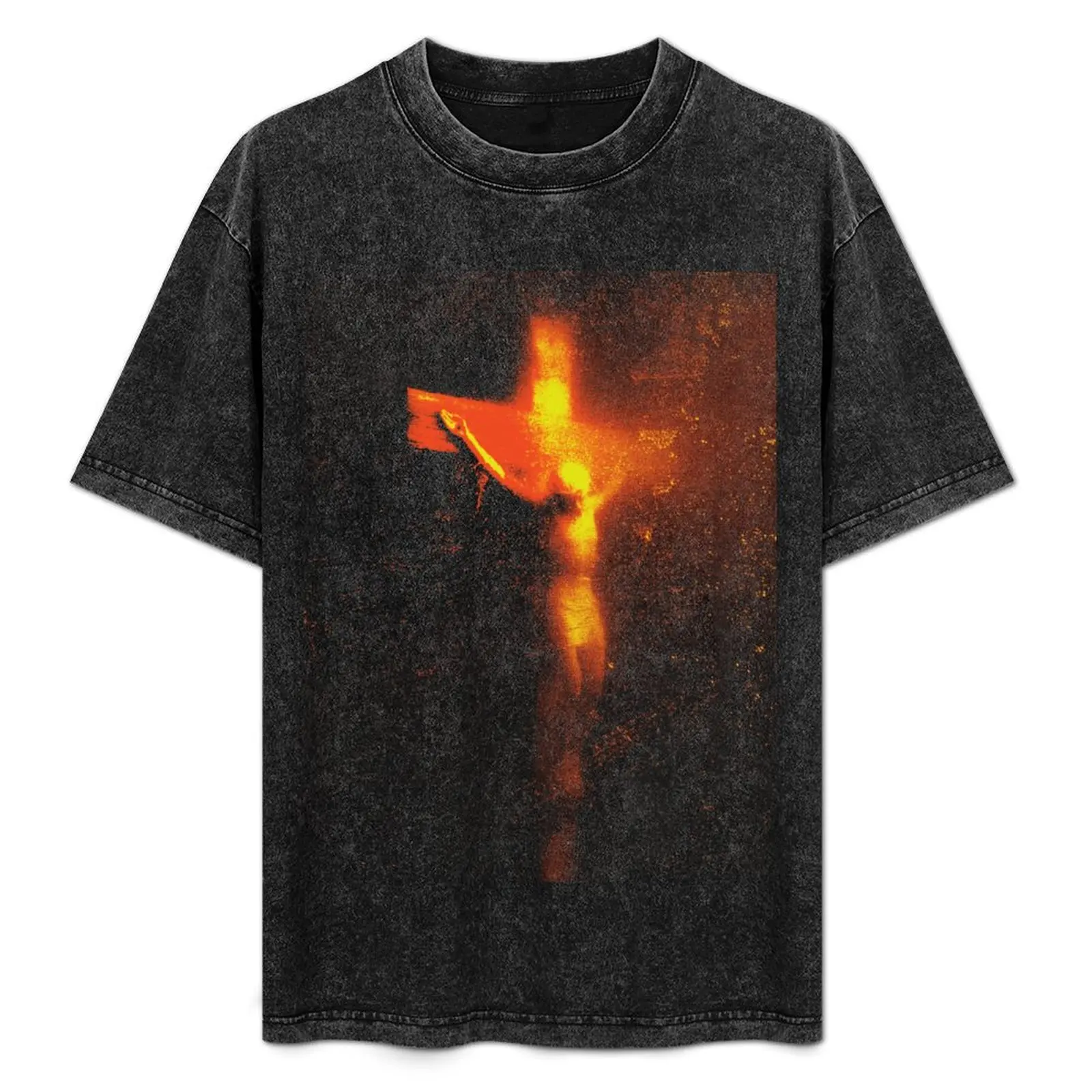 Piss Christ, Andres Serrano - Camiseta vintage de corte relajado, informal, de manga corta