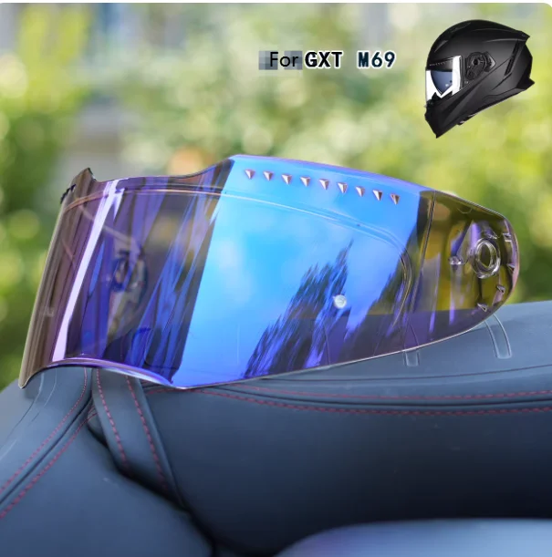 GXT M69 motorcycle helmet original lens brown/transparent color sun protection sunshade windshield inner lens moto accesorios
