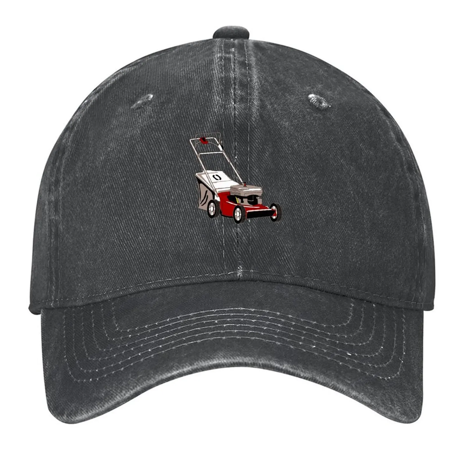 

Lawnmower with Bagger Baseball Cap Anime hats for men Golf custom caps Women's Golf Clothing Men's