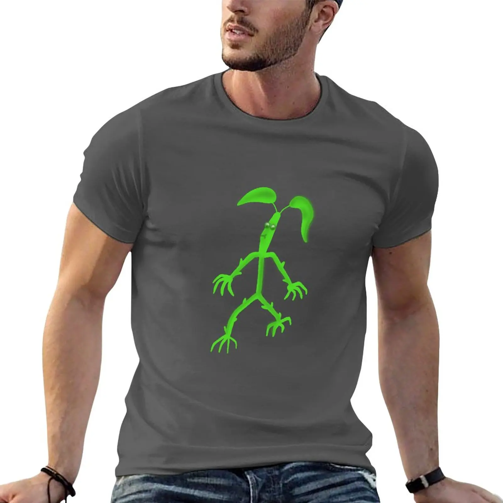 New green thumb T-Shirt quick drying shirt customized t shirts T-shirt short Oversized t-shirt mens clothing