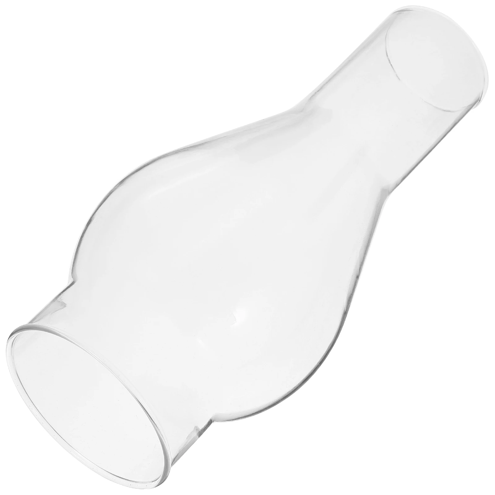 Paralume in vetro trasparente per lampade Lampada a olio vintage Camino Antivento Decorativo Pratico Protezione per gli occhi