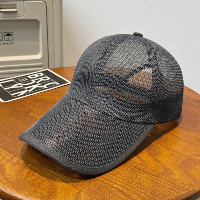 Sommer-Baseballkappe mit Hohlem Rand und Atmungsaktivem Vollnetz, Unisex, Verstellbarer Sonnenhut für Outdoor-Aktivitäten – Detail 12